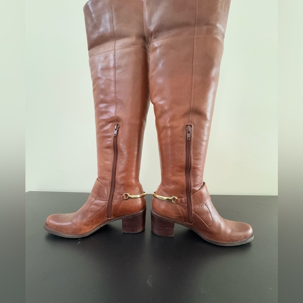 Truth or Dare by Madonna  Over the Knee, Brown Knee High Boots US 6 M - Picture 5 of 15